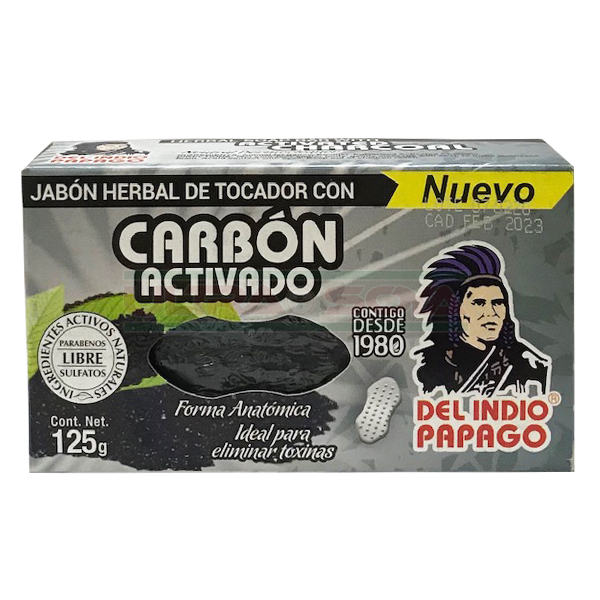 JABON NEUTRO CON CARBON VEGETAL C/125 GRS